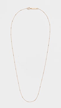 Zoe Chicco - 14k Gold Tiny Cable and Bar Chain