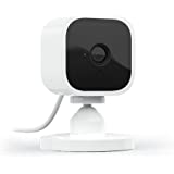 Blink Mini – Compact indoor plug-in smart security camera, 1080 HD video, night vision, motion detection, two-way audio…