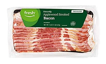 Fresh Brand – Thick Sliced Applewood Smoked Bacon, 16 oz