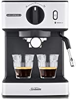 Sunbeam EM3820 Café Espresso II Coffee Machine | Espresso, Latte & Cappuccino Coffee Maker| 1.7L Water Tank | Milk...