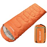 Sleeping Bag -3-4 Seasons Warm Cold Weather Lightweight, Portable, Waterproof Sleeping Bag with Compression Sack for Adults &