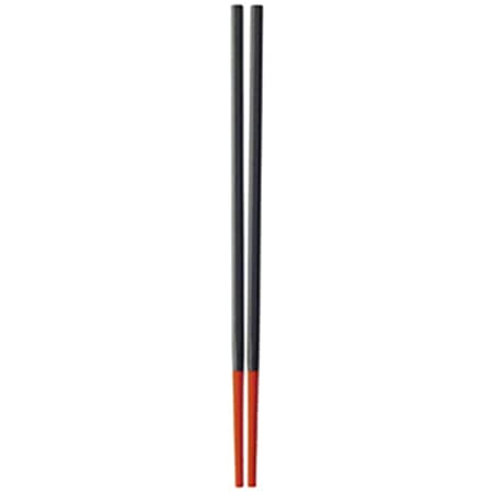 IPPINKA Silicone Tip Chopsticks, Red (Long 30cm)