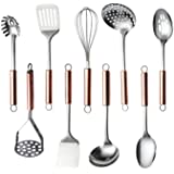 Kitchen Utensil Set, 9 Piece Stainless Steel Cooking Utensil Set, Kitchen Gadgets Cookware Set, Best Gift - Kitchen Tool Set 