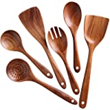 Kitchen Utensils Set,NAYAHOSE Wooden Cooking Utensil Set Non-stick Pan Kitchen Tool Wooden Cooking Spoons and Spatulas Wooden