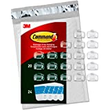 Command Outdoor Light Clips, Clear, 20-Clips, 24-Strips, Decorate Damage-Free