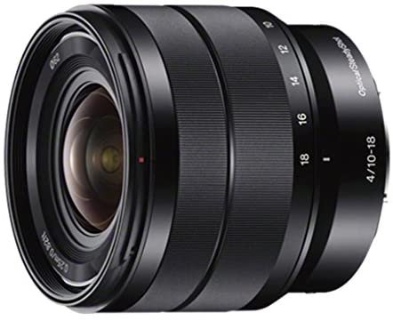 Sony - E 10-18mm F4 OSS Wide-Angle Zoom Lens (SEL1018),Black