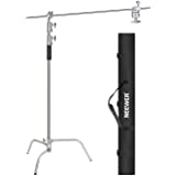 Neewer 10 Feet/3 Meters C-Stand Light Stand with 4 Feet/1.2 Meters Extension Boom Arm, 2 Pieces Grip Head and Carry Bag for P