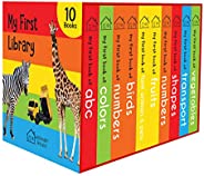 My First Library : Boxset of 10 Board Books for Kids