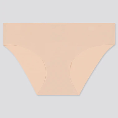 Women Airism Ultra Seamless Bikini, Beige, Medium