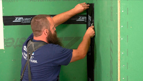 Installing ZIP System Sheathing: Taping Seams and Corners