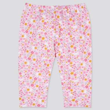 Baby Cropped Leggings, Pink, Medium