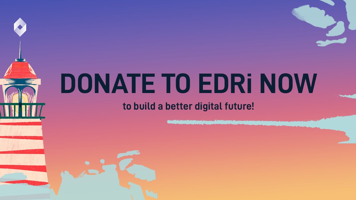 Donate to EDRi now to build a better digital future!