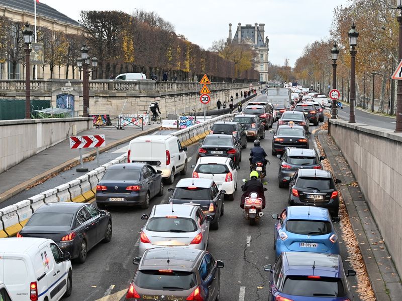 Traffic Jam in Paris