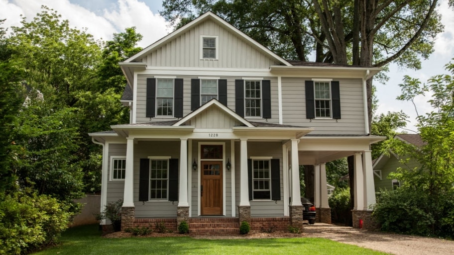 painted grey house 