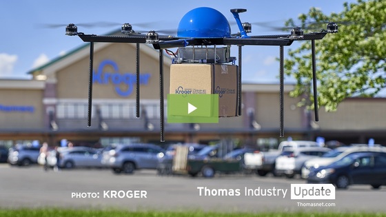 Kroger drone package delivery