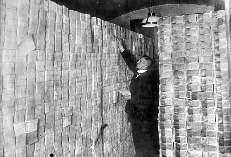 Basement Of Banknotes