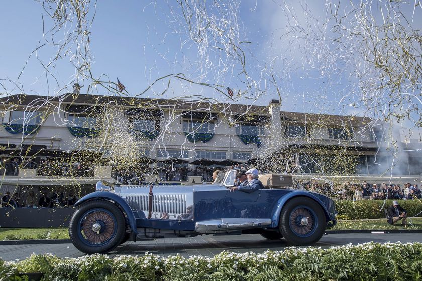 Inside The Pebble Beach Concours d'Elegance Classic Car Show And Auction