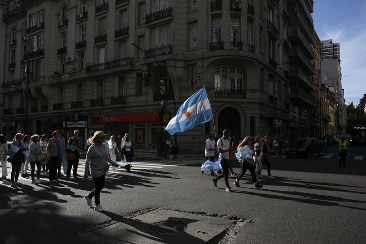 President Macri Holds Last Rally Ahead Of Elections