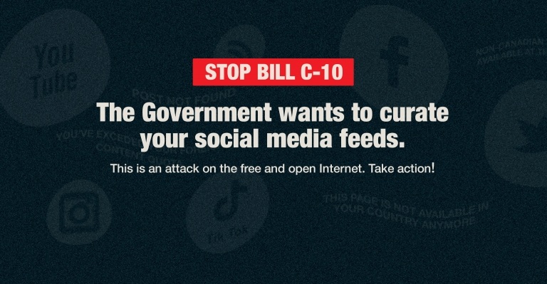 Image for Stop C-10: NO CRTC regulation of user speech