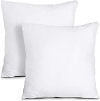 Utopia Bedding Throw Pillows Insert (Pack of 2, White) Bed and Couch Pillows - Indoor Decorative Pillows