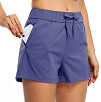 Willit Women's Yoga Lounge Shorts Hiking Active Running Workout Shorts Comfy Travel Casual Shorts with Pockets 2.5"