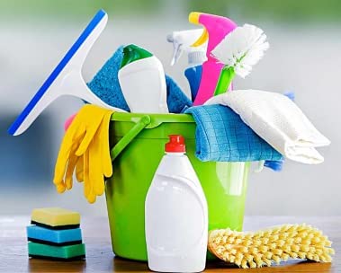 Various cleaning supplies