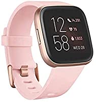 Fitbit Versa 2 Health and Fitness Smartwatch with Heart Rate, Music, Alexa Built-In, Sleep and Swim Tracking,...