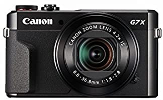 Canon PowerShot Digital Camera [G7 X Mark II] with Wi-Fi & NFC, LCD Screen, and 1-Inch Sensor - Black, 100 - 1066C001