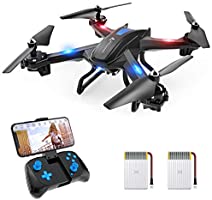 SNAPTAIN S5C WiFi FPV Drone with 2K Camera,Voice Control, Wide-Angle Live Video RC Quadcopter with Altitude Hold,...