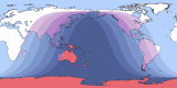 Map of Jun 3, 1928 eclipse viewability