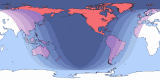 Map of Nov 27, 1928 eclipse viewability