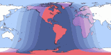 Map of Apr 13, 1968 eclipse viewability