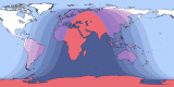 Map of May 4, 2004 eclipse viewability