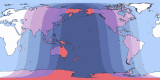 Map of Apr 4, 2015 eclipse viewability