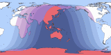 Map of Apr 25, 2032 eclipse viewability