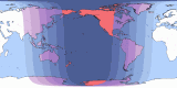 Map of Sep 29, 2061 eclipse viewability