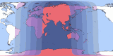 Map of Sep 18, 2062 eclipse viewability