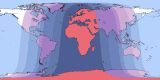 Map of Sep 8, 2090 eclipse viewability