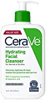 CeraVe Hydrating Facial Cleanser | Moisturizing Non-Foaming Face Wash with Hyaluronic Acid, Ceramides and Glycerin | 16...