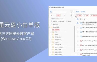 阿里云盘小白羊版 - 第三方阿里云盘客户端[Windows/macOS] 10