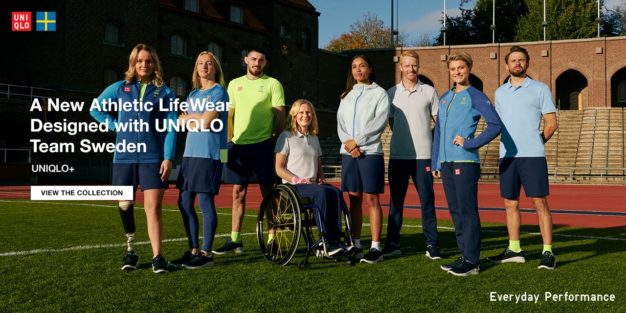 A New Athletic Lifewear Designed With Uniqlo Team Sweden