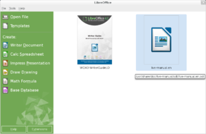 LibreOffice 4.2 Start Center.png