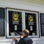 window, man installing window