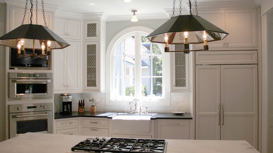 kitchen window over barn sink