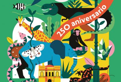 Cartel que celebra los 250 años del MNCN 