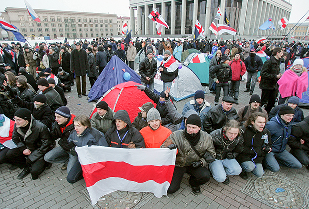 Акция протеста в Минске, 21 марта 2006 года