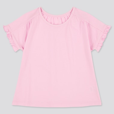 Toddler Crew Neck Short-Sleeve T-Shirt (Online Exclusive), Pink, Medium