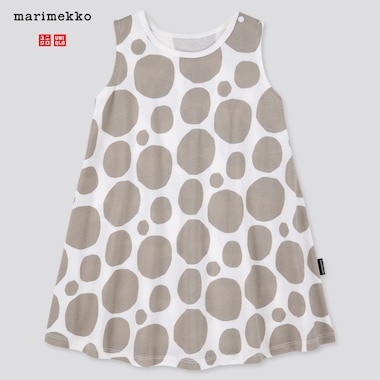 Toddler Sleeveless Dress (Marimekko), Gray, Medium