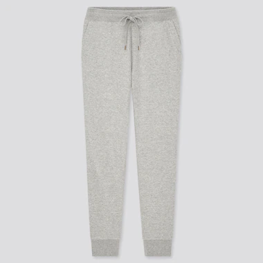 Women Pile-Lined Sweatpants, Gray, Medium