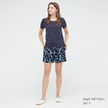 Women Relaco Shorts, Navy, Medium